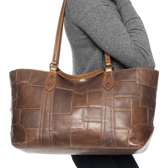 Frye Melissa Patchwork Multi Handle Tote - Picture 2 of 5